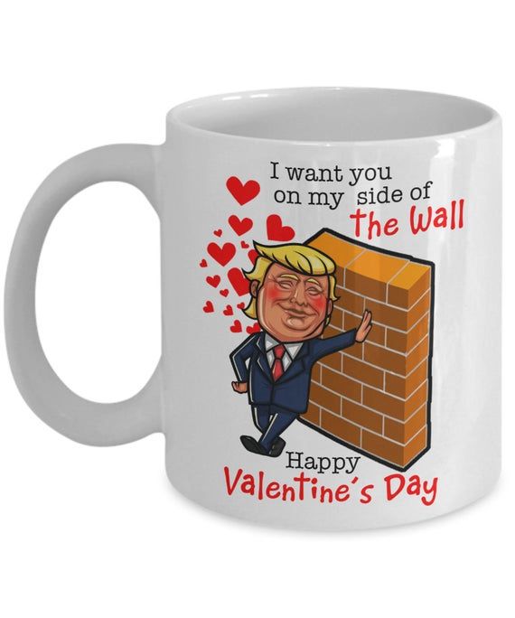 I Want You On My Side Of The Wall Valentine Downloadable Card