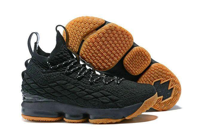 lebron 15 black gum nike