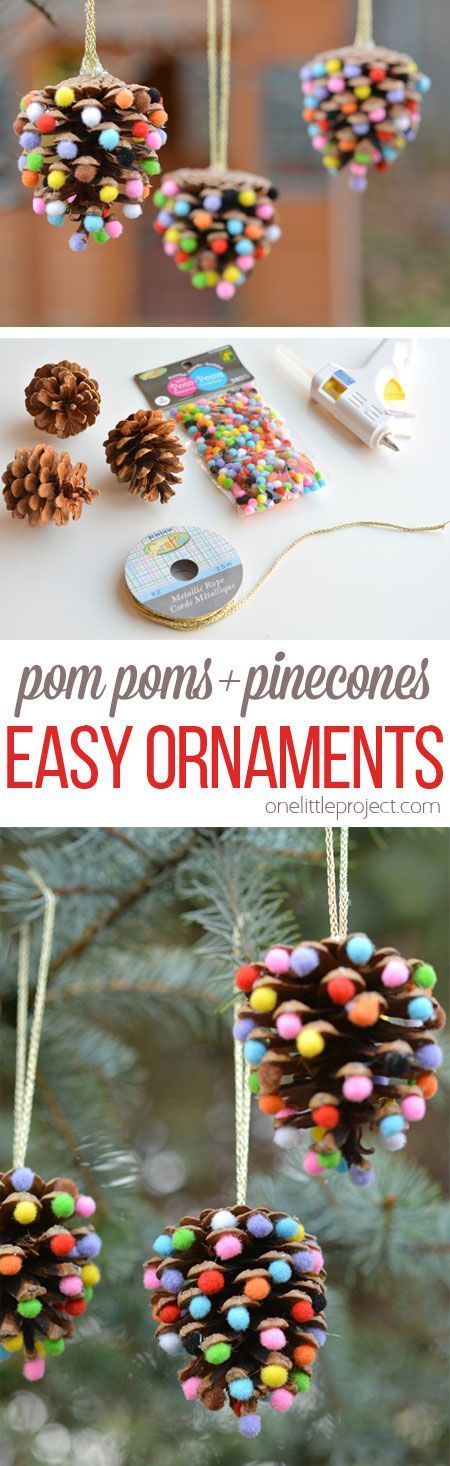 pom poms and pinecones christmas ornaments diy diy diy diy diy pinterest christmas crafts christmas ornaments and christmas - Christmas Crafts For Kids To Make At Home pom poms and pinecones christmas ornaments diy diy diy diy diy pinterest christmas crafts christmas ornaments and christmas - Christmas Crafts For Kids To Make At Home