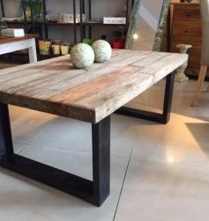 mesa madera con patas de hierro | decora casa | Pinterest | Table ... mesa madera con patas de hierro | decora casa | Pinterest | Table ...