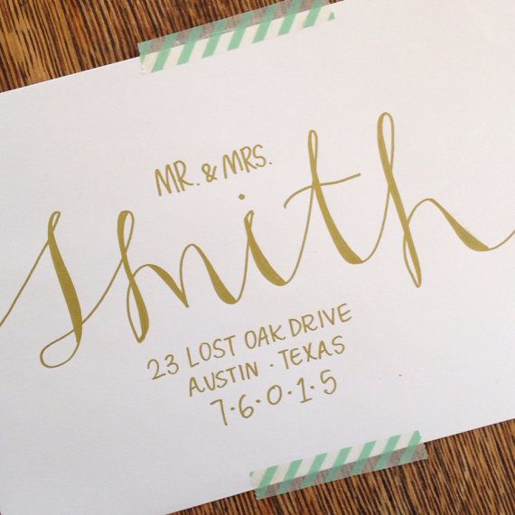 where to write address on envelope