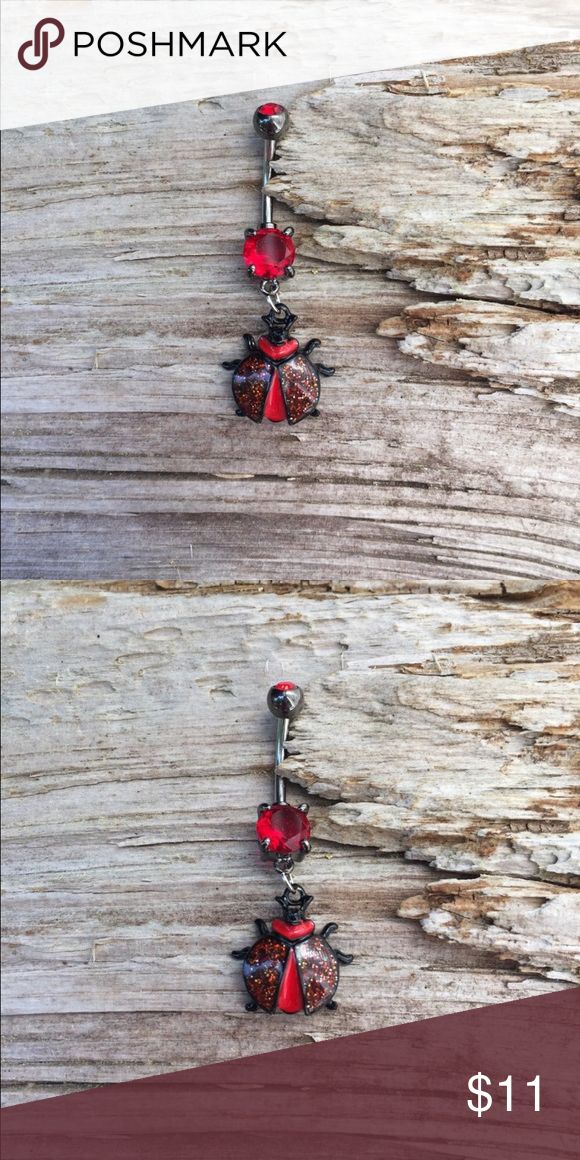 Ladybug Belly Button Navel Ring Navel Rings Belly Jewelry Body Jewelry