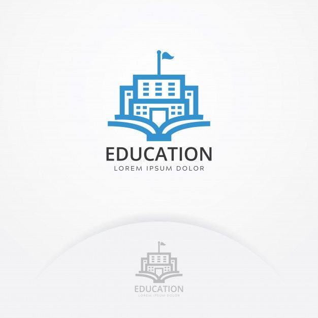 Premium Vector | Education building logo | Logo for school ...