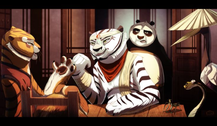 Kung fu panda anime