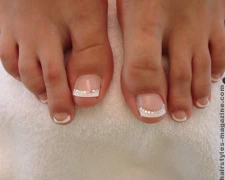 Best 25+ French Toe Nails Ideas On Pinterest French Pedicure bridal french toes nails Versatility of Toe Nail Art Designs for Brides of the 21st Century - Best 25+ French Toe Nails Ideas On Pinterest French Pedicure
