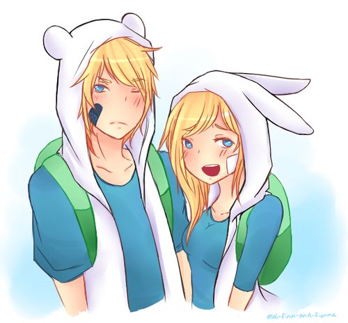 Finn and fionna anime