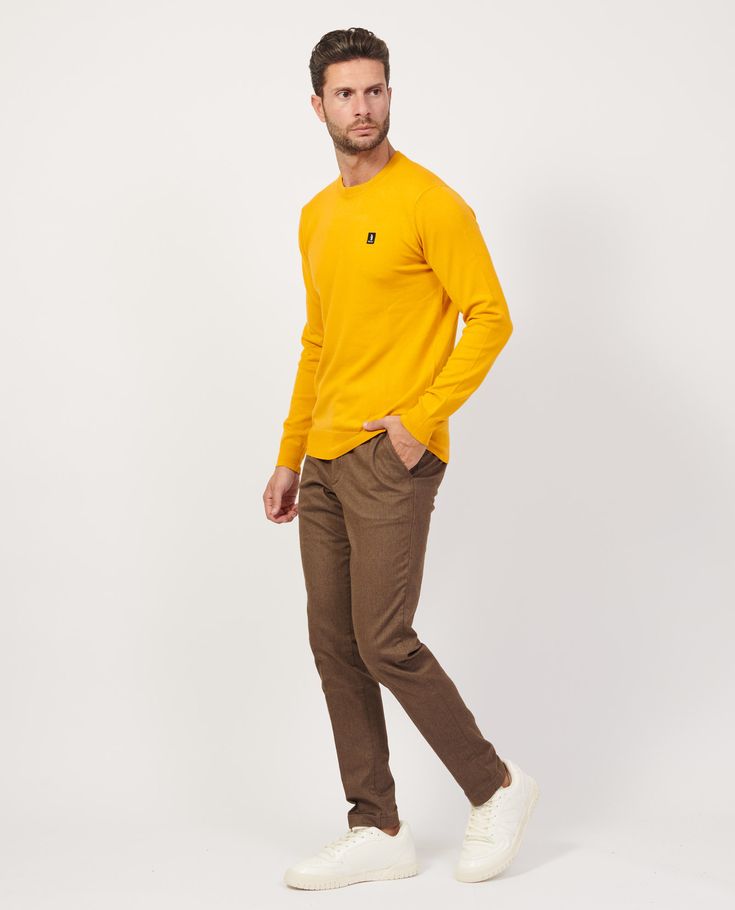 Maglione uomo Refrigue girocollo a costine REFRIGUE Pellecchia