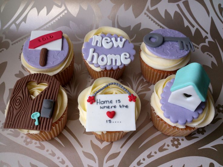 New Home Cupcakes Housewarming Cake Decoration House - Home Cake Decorating Supply Co New Home Cupcakes Housewarming Cake Decoration House - Home Cake Decorating Supply Co