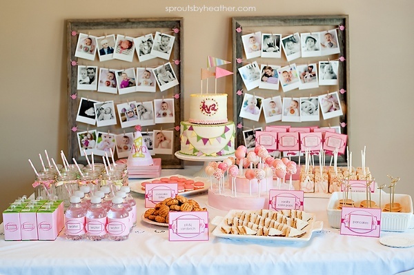 first birthday party table