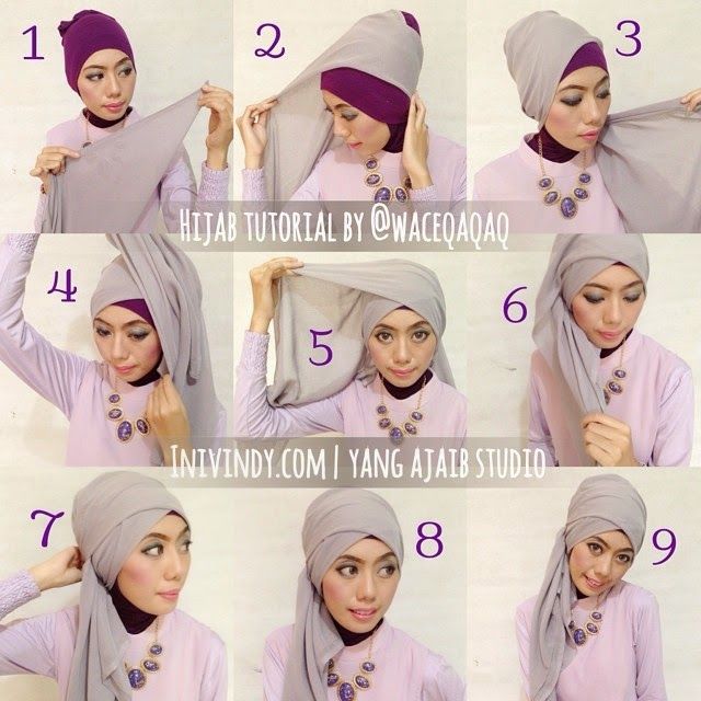 Tutorial Hijab Turban Paris Segitiga | paris segi empat lipat jadi segitiga ambil ujungnya Tutorial Hijab Turban Paris Segitiga | paris segi empat lipat jadi segitiga ambil ujungnya