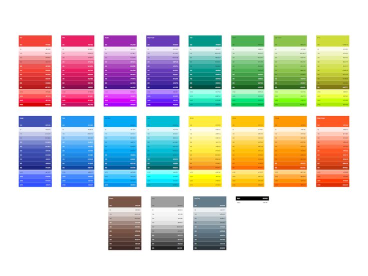 Material Design colour palette picker. #web #design #colour Color palette picker