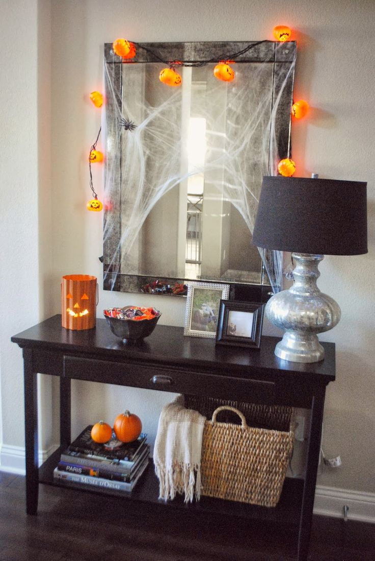 the honeybee halloween decor i have those pumpkin lightsmy fave halloween decoration