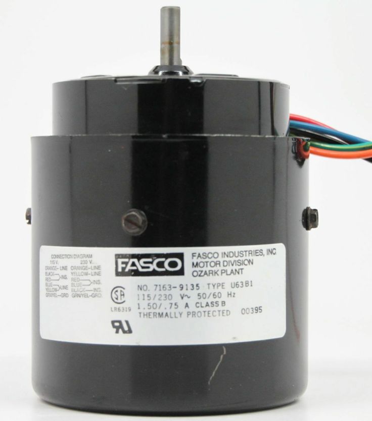 FASCO Industries U63B1 Motor Model 7163-9135 115/230 V • $39.99 | Motor