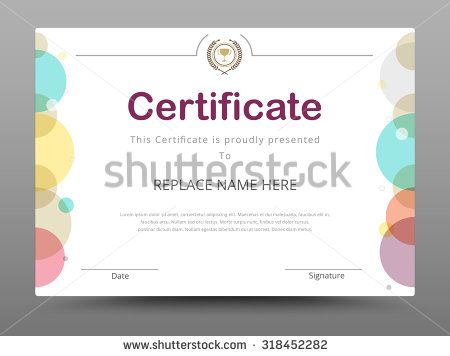 certificate template designs