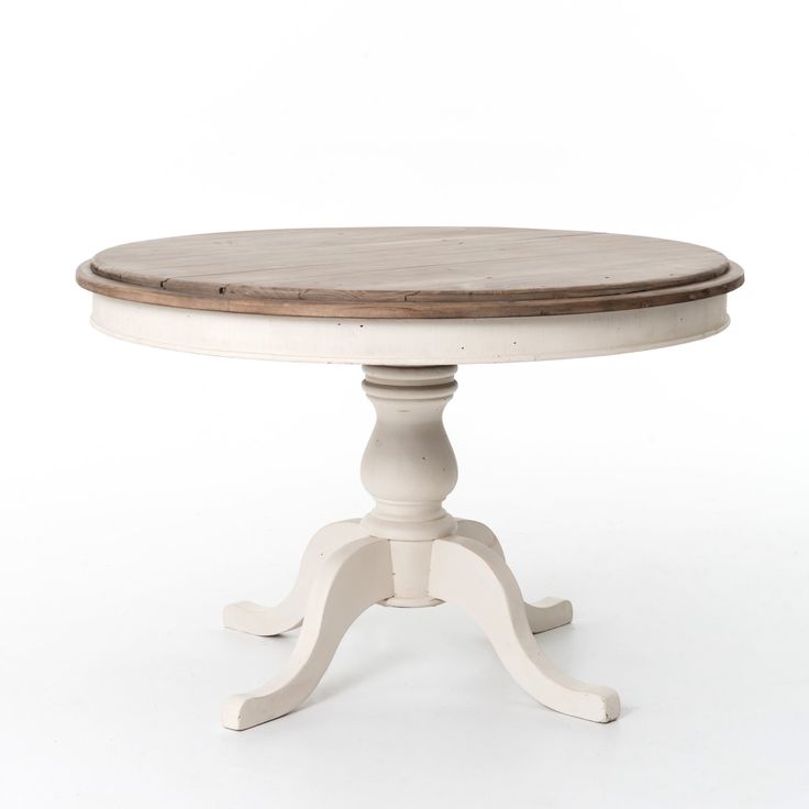 Olinda Round Dining Table 47 Pedestal Kitchen Rustic Rustic Round Dining Table, Round Table Warm Springs