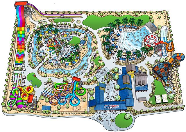 Water Park Map - Wet'n'Wild Las Vegas | Las Vegas Wet'n'Wild | Auction donations, Auction ...