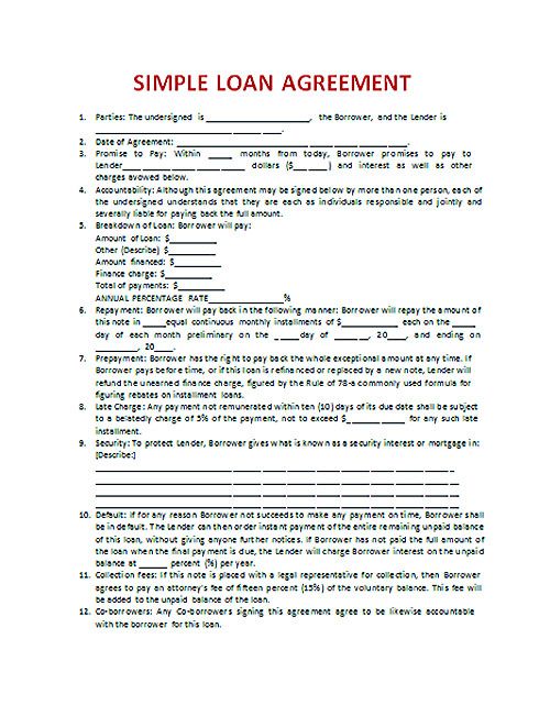, Download Loan Contract Template with Crucial Details to Note , Loan contract template is one best way to solve problems between lender and borrower. See more details of the contract before getting involved to the making process.