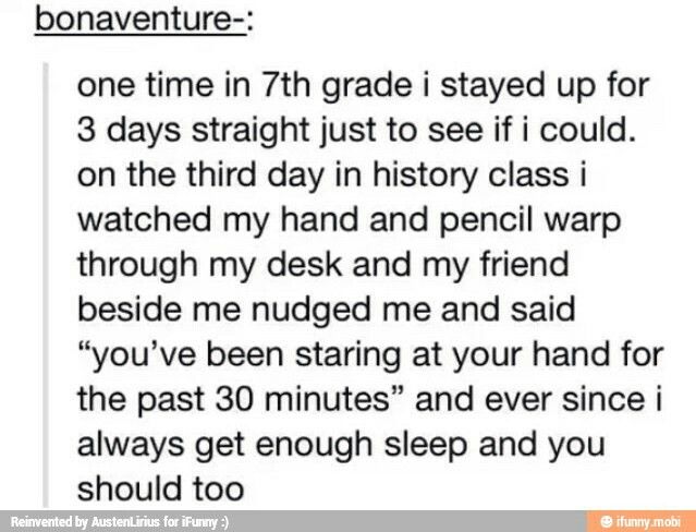 Life Lesson About Not Sleeping Lol Life Lesson About Not Sleeping Lol