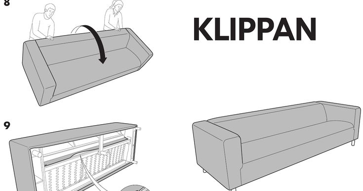 Ikea Klippan 4 Seat Sofa Cover Assembly Instruction Beddinge Sofabed Instructions Stora Loft Bed Canopy I Ikea Sofa Bed, Sofa Bed Assembly Instructions