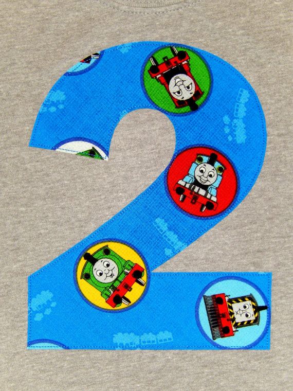 Thomas the Train Tank Engine and Friends Applique Number ...
