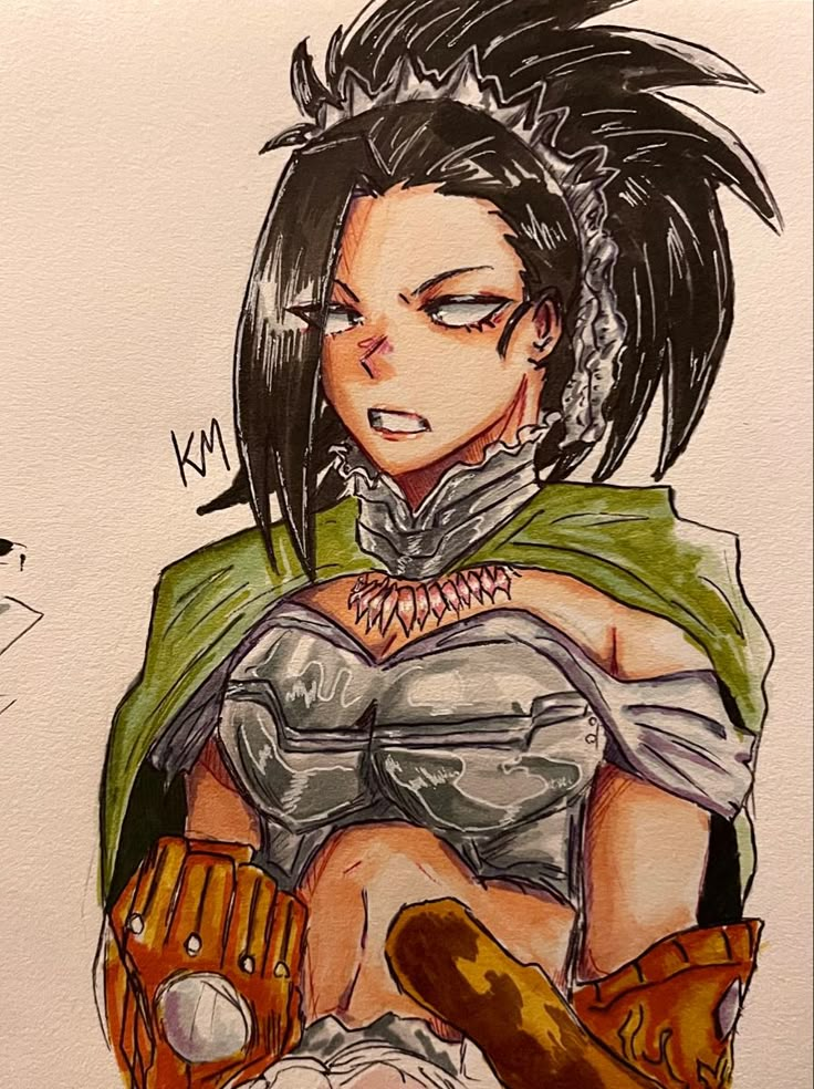 Momo Yaoyorozu Fantasy AU in 2023 | Anime drawings, Book art, Fantasy