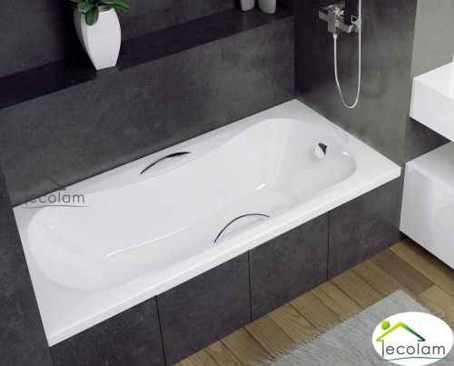 Acryl Rechteckbadewanne Badewanne 170x80 TREND Befestigung Ablauf Füße Acryl Rechteckbadewanne Badewanne 170x80 TREND Befestigung Ablauf Füße