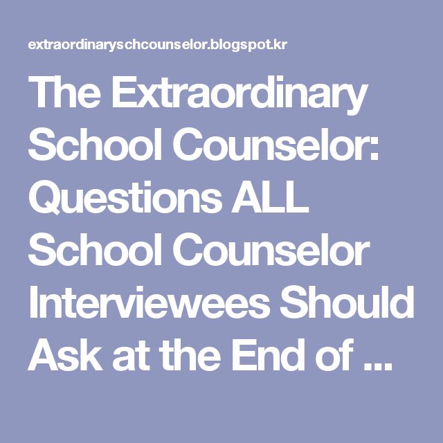 counselor interview questions and answers