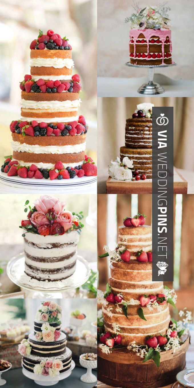 19 Best Wedding Cake Trends 2016 Images On Pinterest So Neat Wedding Cake Trends 2016 A New Trend Is Unfrosted Cakes What
