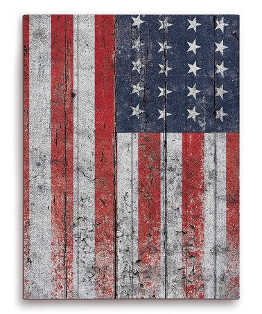 another great find on zulily american flag vertical wall art