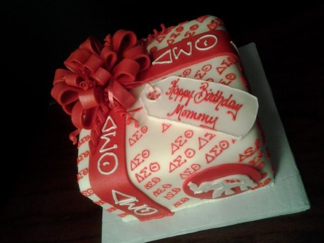 Delta Sigma Theta Cake Topper Delta Sigma Theta Cake Topper