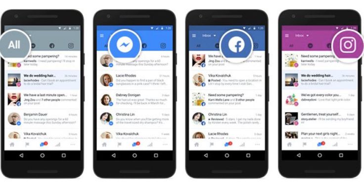 Facebook Launches A Unified Inbox For Businesses On Facebook Messenger And Instagram Techcrunch Instagram Direct Message Facebook Business Social Media