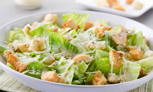 طريقة عمل سلطة سيزر ماكدونالدز خطوة بخطوة Caesar Salad Ceasar Salad Recipe Caesar Salad Recipe