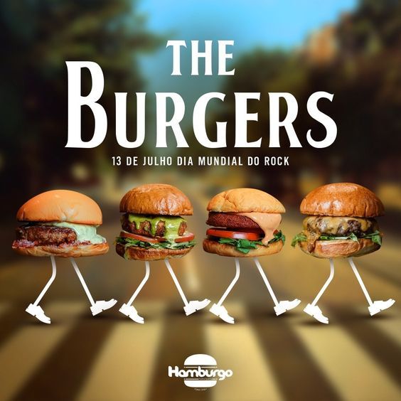 The Burgers Publicidad De Comida Rápida Imagenes De Hamburguesas Anuncios De Comida