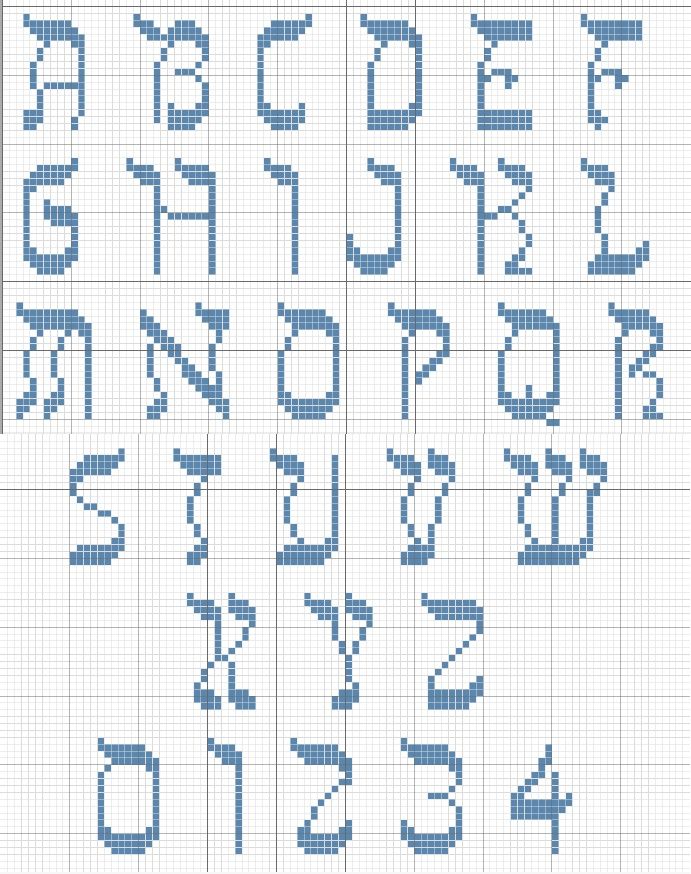 17 best crochet letters on graph paper images on pinterest