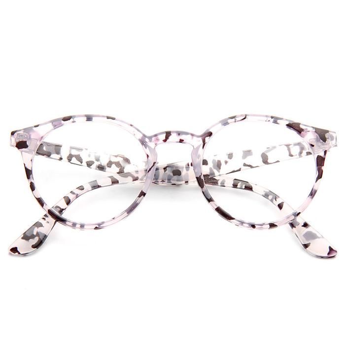 Bling Cat Eye Glasses with Clear Non Prescription Lenses and Austrian Crystals
