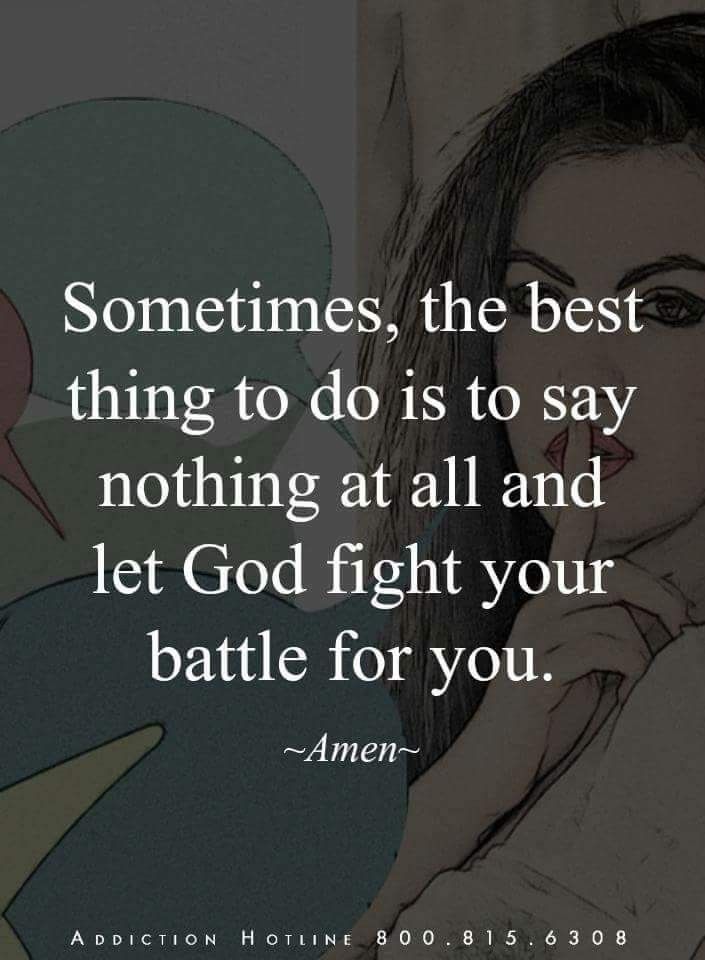 Quotes About God Fighting Our Battles - ADEN