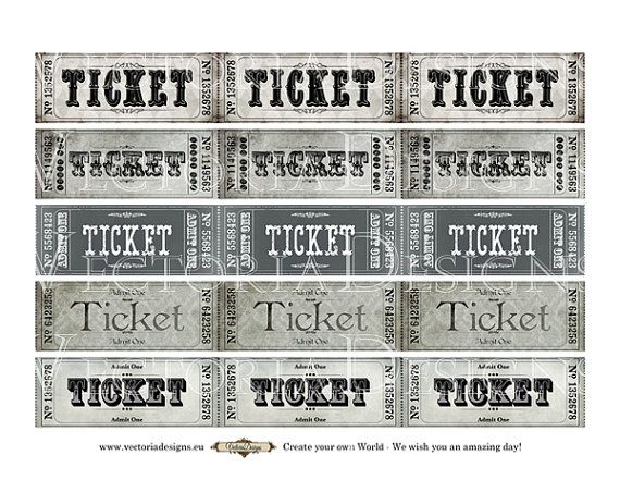 printable tickets