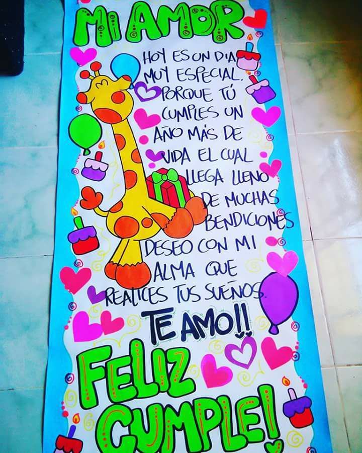 pancartas de cumpleaños