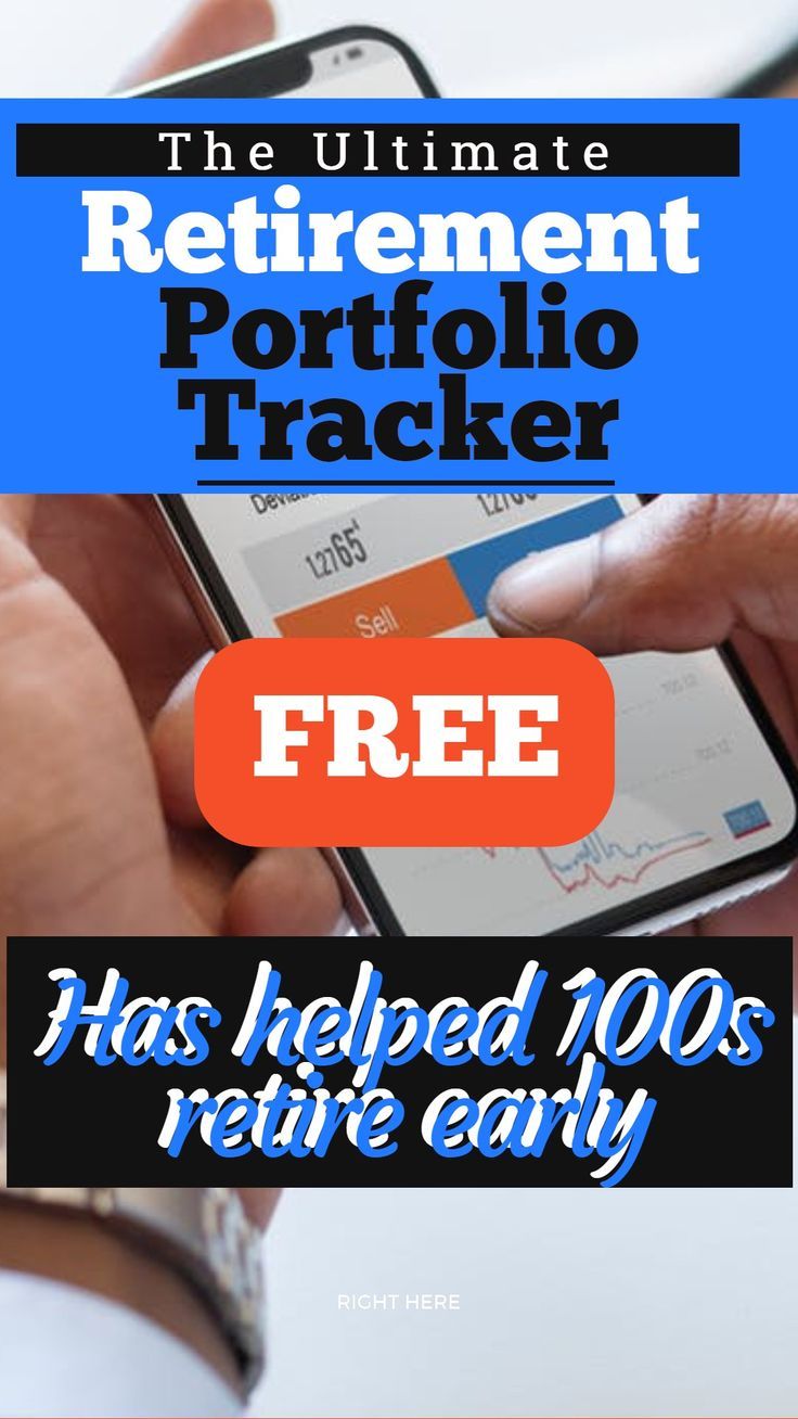 your ultimate retirement portfolio tracker free just sign up on