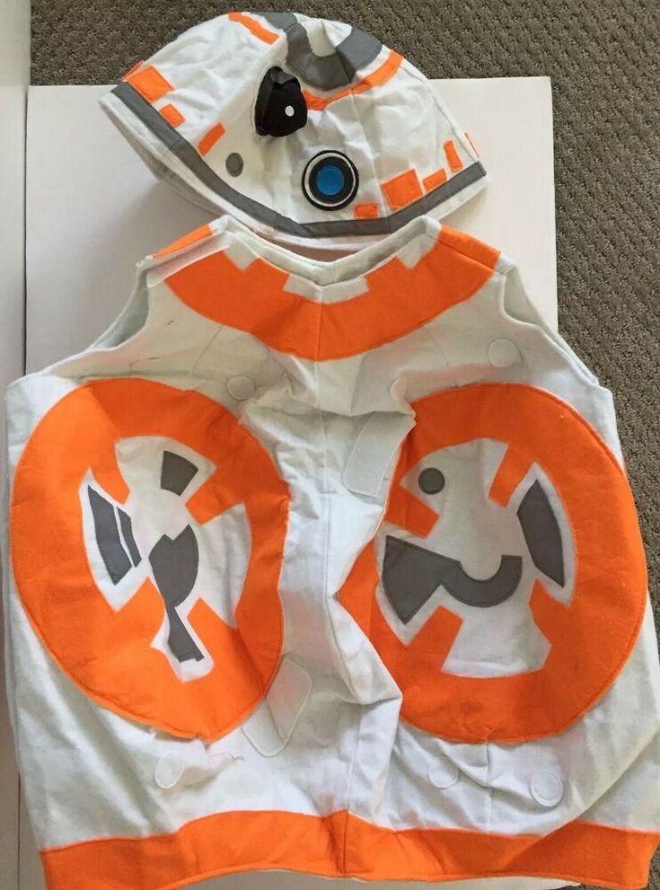 NEW Pottery Barn Kids BB-8 Child Costume Cosplay S L Star Wars Last Jedi Droid NEW Pottery Barn Kids BB-8 Child Costume Cosplay S L Star Wars Last Jedi Droid