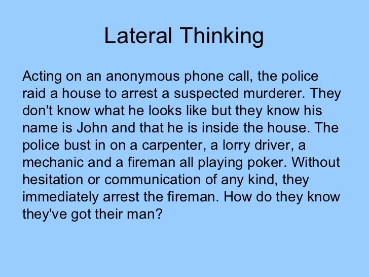 lateral thinking Synonyms for lateral thinking at thesauruscom with free online thesaurus, antonyms, and definitions dictionary and word of the day. lateral thinking Synonyms for lateral thinking at thesauruscom with free online thesaurus, antonyms, and definitions dictionary and word of the day.