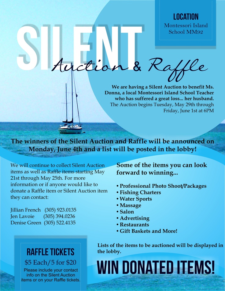 Silent Auction Flyer By Blutiki Design Studio Www Silent Auction Flyer By Blutiki Design Studio Www