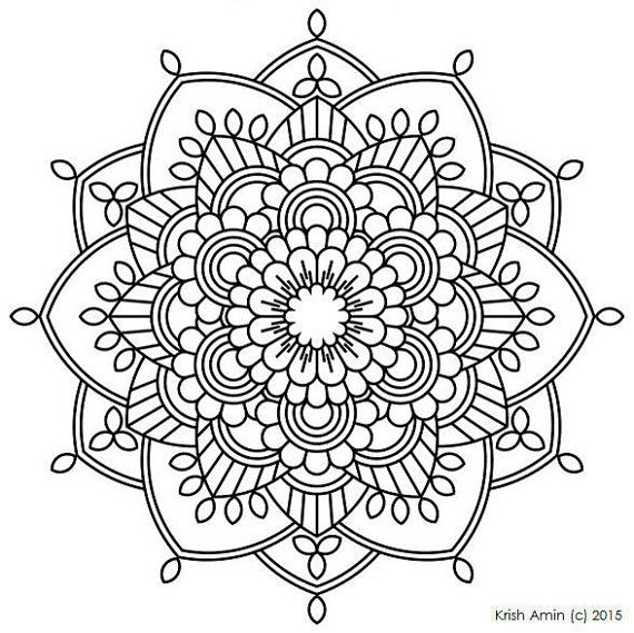 mandala coloring pages pinterest - photo #10