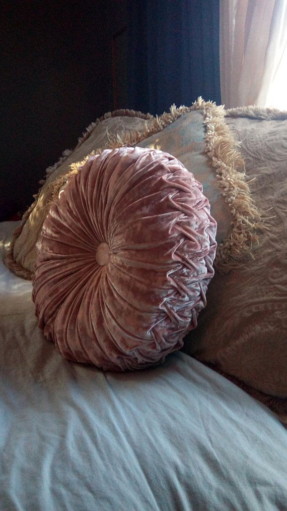 Vintage Inspired Pintucked And Hand Smocked Round Decorative Throw Awesome Round Decorative Bed Pillows Vintage Inspired Pintucked And Hand Smocked Round Decorative Throw Awesome Round Decorative Bed Pillows