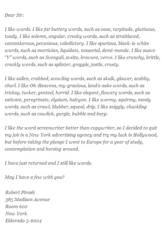copywriter cover letter