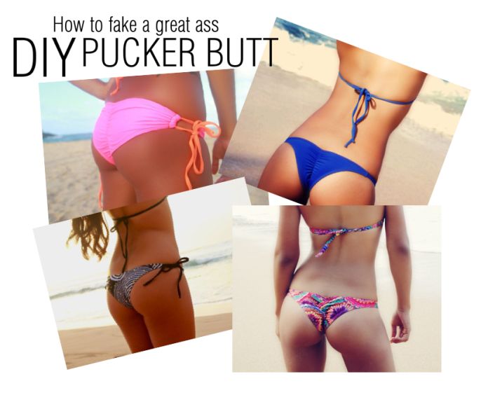 puckered bottom swimsuit Spanked with the strip
