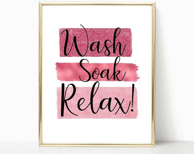 Bathroom art, bathroom decor, wall art, pink bathroom, quote print, gift for kids – Zimmer Dekor Bathroom art, bathroom decor, wall art, pink bathroom, quote print, gift for kids – Zimmer Dekor