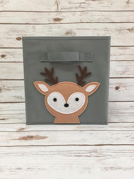 Woodland Deer Storage Bin Nursery Decor Woodland Deer Storage Bin Nursery Decor Fabric S Basket Room Toy