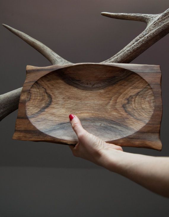 Walnut Plate Wooden Square Hand Turned Wood Salad Coworker Gift Kitchen Decor Art Rustic Style Walnut Plate Wooden Square Hand Turned Wood Salad Coworker Gift Kitchen Decor Art Rustic Style