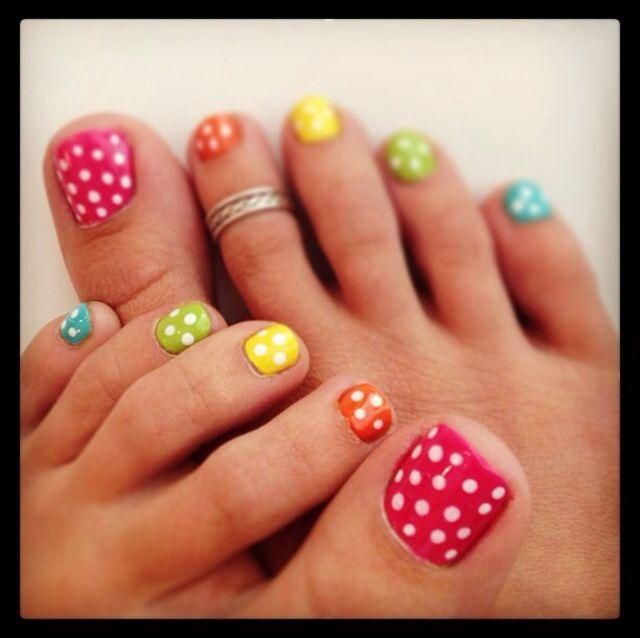 Top 25+ Best Summer Toenail Designs Ideas On Pinterest Toe Wedding Bling Toe Nails Design | ... see more about summer toe nails polka - Top 25+ Best Summer Toenail Designs Ideas On Pinterest Toe